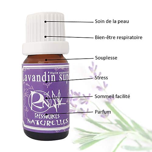 Ressources Naturelles Aceite Esencial Súper Orgánico Lavandin Ml (3770004284634), 10 Mililitro