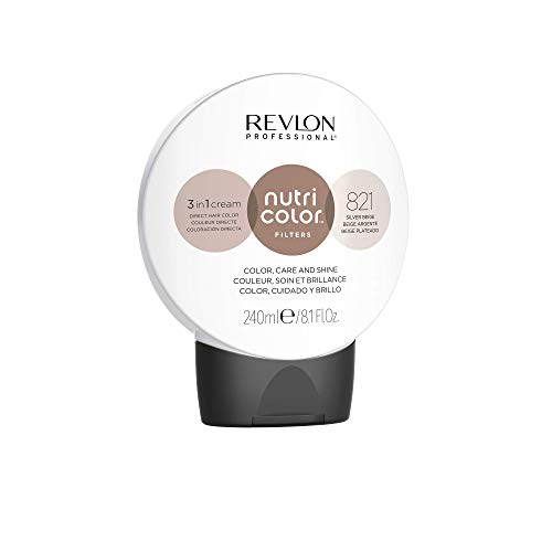 Revlon Professional Nutri Color Filters Tinte de Cabello 821 Silver Beige 240 ml