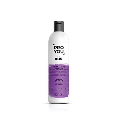 Revlon Professional ProYou Champú Neutralizante, Para cabellos rubios, decolorados o grises 350 ml