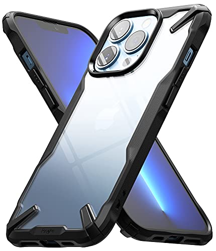 Ringke Fusion-X Compatible con Funda iPhone 13 Pro, Carcasa Negra iPhone 13 Pro, Parachoque Resistente Impactos, Sólida a Prueba de Choques - Black
