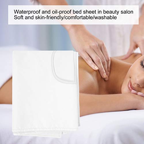 Sábanas 2 Sábanas para Masajes Sábanas para Masajes de Belleza Sábanas para Salón de Belleza Sábanas para Spa Tatuaje Mesa de Masaje Hoteles(blanco)