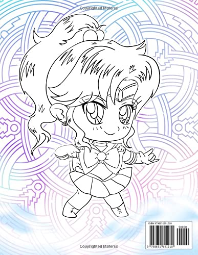 Sailor Moon Chibi Girls Coloring Book: Sailor Moon Chibi Girls Beautiful Simple Designs Coloring Books For Adults, Teenagers Awesome Exclusive Images