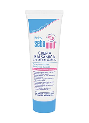 Sebamed Baby Crema Balsámica - 50ml Prevención de la dermatitis del pañal, Cuidado intensivo y protección para la piel del bebé, Protección frente al frío, Para la piel muy sensible, seca y atópica