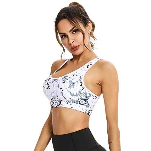 seryero Sujetadores Deportivo sin Aros Mujer Sostén de Entrenamiento Bralette Color Sólido con Soporte de Espalda Corto Top