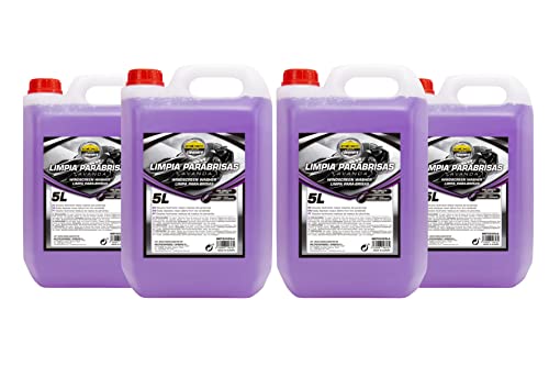 Set de 4 Garrafas de 5 litros de Lavaparabrisas Aroma Lavanda