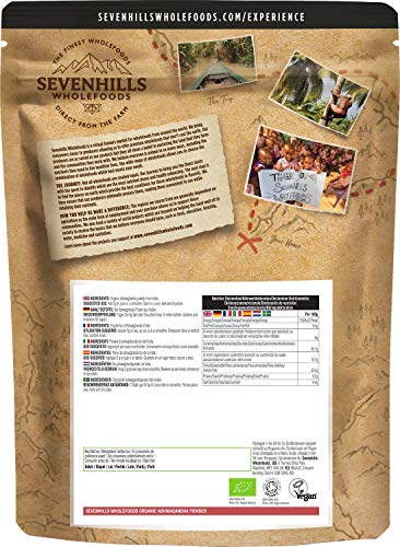 Sevenhills Wholefoods Ashwagandha En Polvo Orgánico 1kg