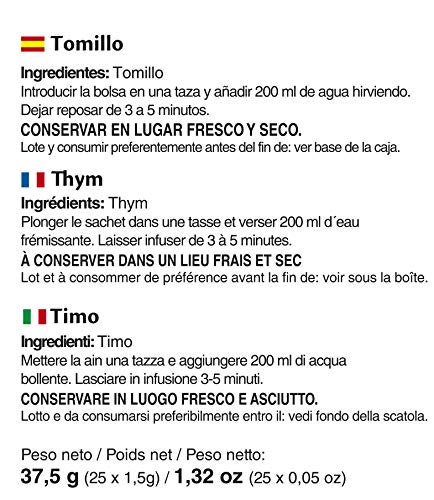 SHIP TOMILLO infusion 25bolsitas