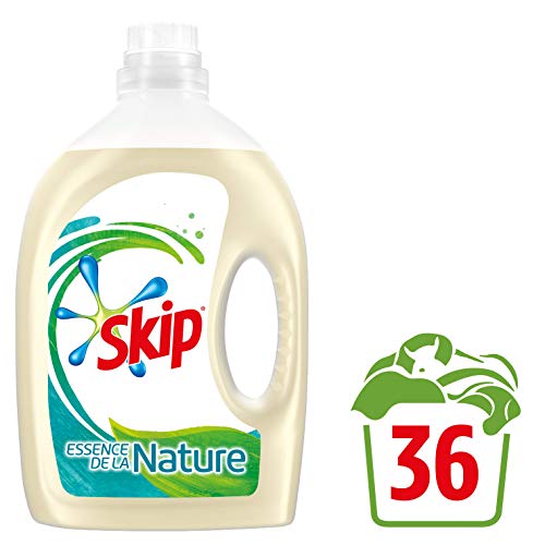 Skip Essence de la Nature Lessive Liquide Ecologique Ecolabel, 36 Lavages