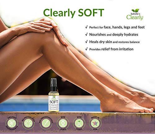 SOFT - Humectante para Cara y Cuerpo. Hidrata, Cura y Suaviza la Piel Seca con Vitamina E Antienvejecimiento, Almendra, Aguacate y Aceites Esenciales. La Mejor Alternativa a la Loción o Crema.