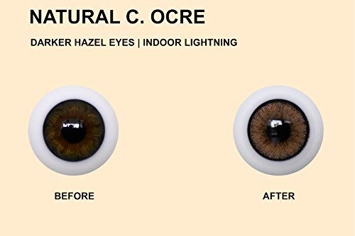 Solotica Natural Colors Ocre - lentillas de colores anuales sin doprtías - 1 par (2 undidades)