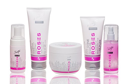 Spa Master Profesional - Mascarilla hidratante para el cabello con extracto de Rosa de Bulgaria