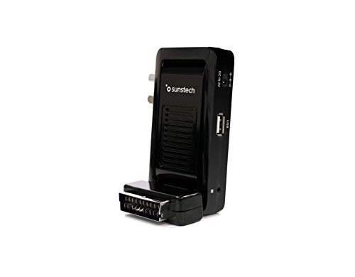 Sunstech DTBP700HD2BK, Mini Sintonizador, Negro