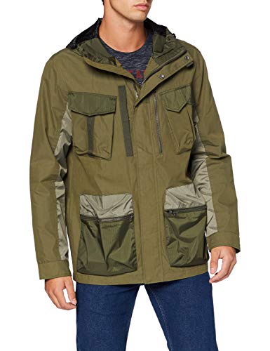 Superdry Dress Code 4 Pocket Chaqueta, Verde (Khaki 03o), XS para Hombre