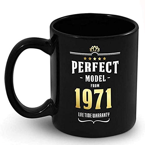 Taza de cumpleaños con año de nacimiento 1971