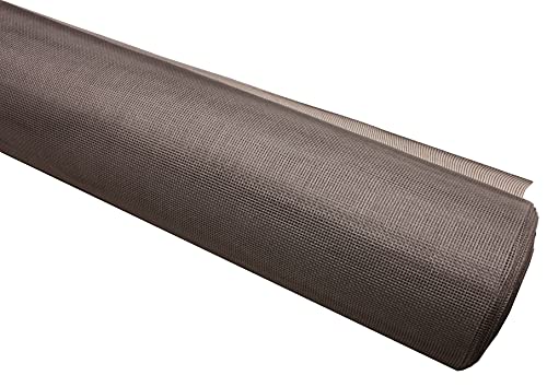 Tela Mosquitera para puerta y ventana, malla mosquitera Fibra de Vidrio de color gris (150 x 500 cm)