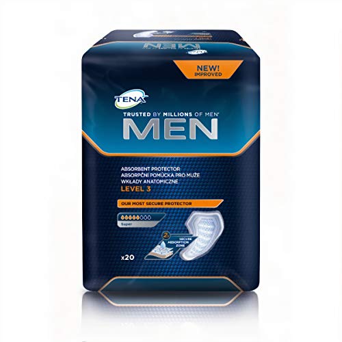 TENA - Toallita para incontinencia, nivel 3, para hombre