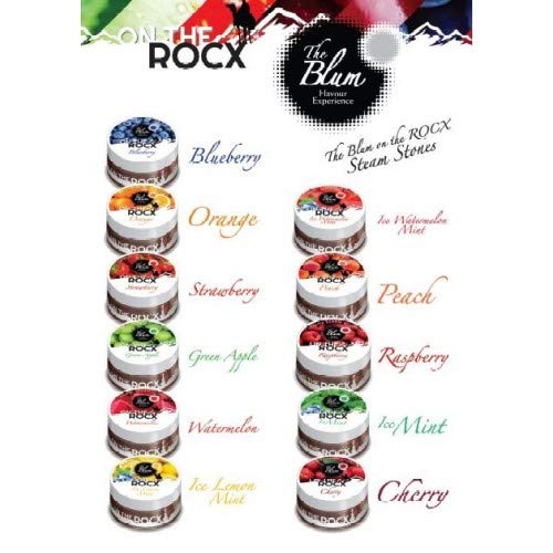 The Blum Rocx Steam Stone Cereza- Piedras para cachimba (100 g, sin nicotina)