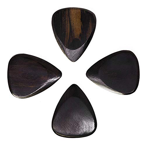 Timber Tones Picks TTEGT4 - Púa Madera Tonos Guitarras eléctricas (Estaño de 4)