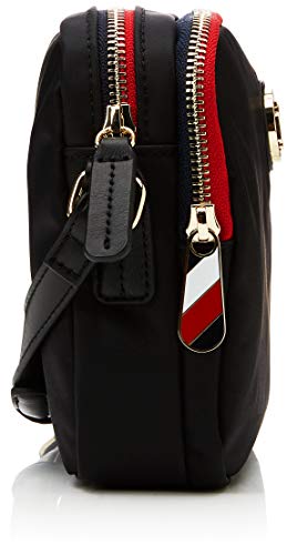 Tommy Hilfiger - Poppy Crossover, Bolsos bandolera Mujer, Negro (Black), 5.5x16x21 cm (B x H T)