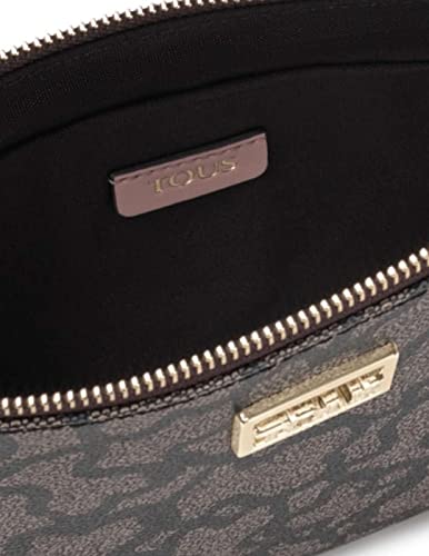 TOUS, CLUTCH K ICON para Mujer, MULTI-NEGRO, PEQUEÑO