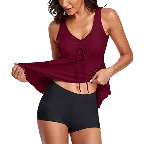 Traje De BañO De 2 Piezas para Mujer, SóLidoRegalos Originales para Mujer Jovenes Regalos Baratos Navidad Regalos Mama Regalos niñas Regalo Hermana Regalos 5 Euros