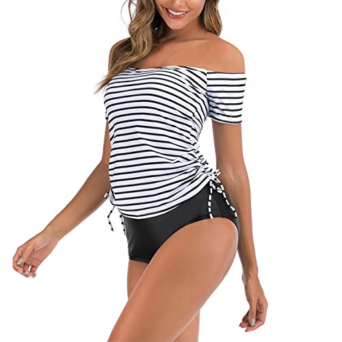 Traje De BañO De 2 Piezas para NiñAs De Talla Grande A Rayasregalos Baratos para Mujeres Regalos Novia Regalos para Hombres Jovenes Regalos para NiñA De 14 AñOs Regalos de Menos de 5 Euros