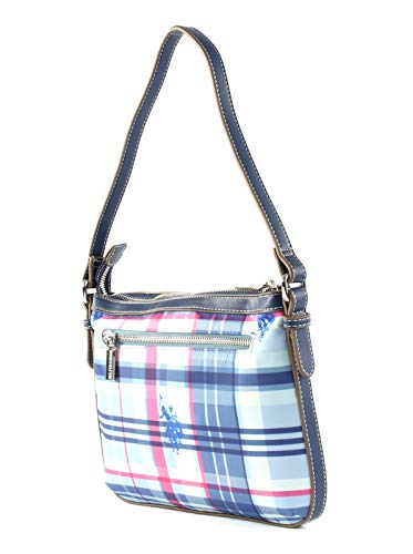 U.S. POLO ASSN. Flat Crossbody Bag Houston Light Blue