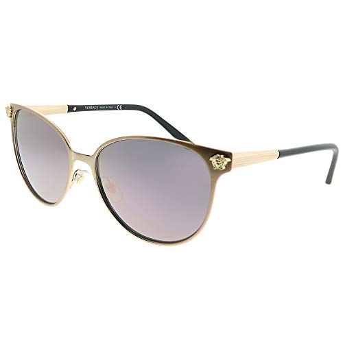 Versace 0VE2168 Gafas de Sol, Pink Gold, 57 para Mujer