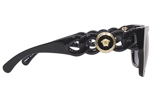 Versace Gafas de Sol VE4409 GB1/87 Gafas Mujer Color Negro Lente Gris Talla 53 mm