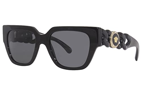 Versace Gafas de Sol VE4409 GB1/87 Gafas Mujer Color Negro Lente Gris Talla 53 mm