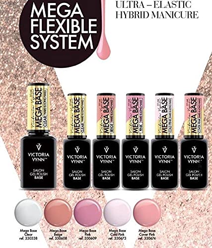 VICTORIA VYNN Gel Polish Mega Base Pink 8ML, Único, 8 ml (Paquete de 1)