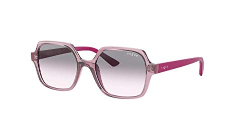 Vogue Eyewear Gafas de sol cuadradas Vj2006 para niños, Ópalo/Violeta/Gris Degradado,