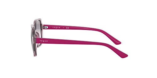 Vogue Eyewear Gafas de sol cuadradas Vj2006 para niños, Ópalo/Violeta/Gris Degradado,