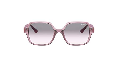 Vogue Eyewear Gafas de sol cuadradas Vj2006 para niños, Ópalo/Violeta/Gris Degradado,
