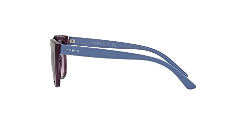 Vogue Eyewear Gafas de sol cuadradas Vj2009 para niños, Violeta/Violeta Gradiente Gris,