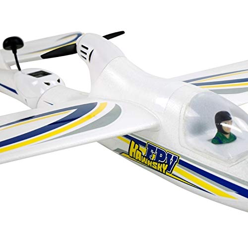 Wckxy Airplane Dyny Dy8978SRTF Hawksky FPV V2 1370mm Avión de avión de aeronave Modelo de aeronave de 5.8GHz ISM Avión de FPV, Incluye Receptor de 2.4GHz con GYRO de 6 Ejes, Potencia de Salida de 200