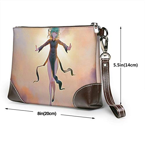 XCNGG ONE PUNCH MAN Mujeres Hombres Bolsa de almacenamiento Neceser de viaje Estuche de maquillaje Estuche de cosméticos con cremallera Bolsa de embrague Organizador de almacenamiento