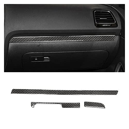 xiuxiu FIT FOR-Scirocco R Accesorios 2009-2016 Interior de Fibra de Carbono Tablero de decoración del Tablero de Instrumentos (Color Name : Left)