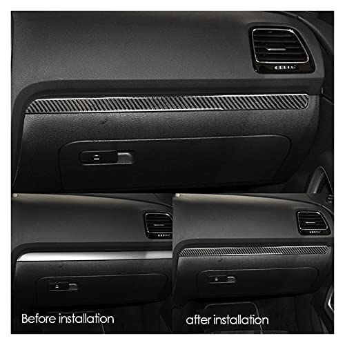 xiuxiu FIT FOR-Scirocco R Accesorios 2009-2016 Interior de Fibra de Carbono Tablero de decoración del Tablero de Instrumentos (Color Name : Left)
