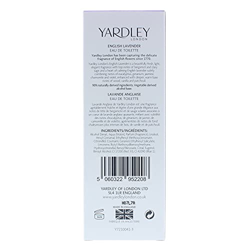 YARDLEY English Lavender Eau de Toilette 125 ml
