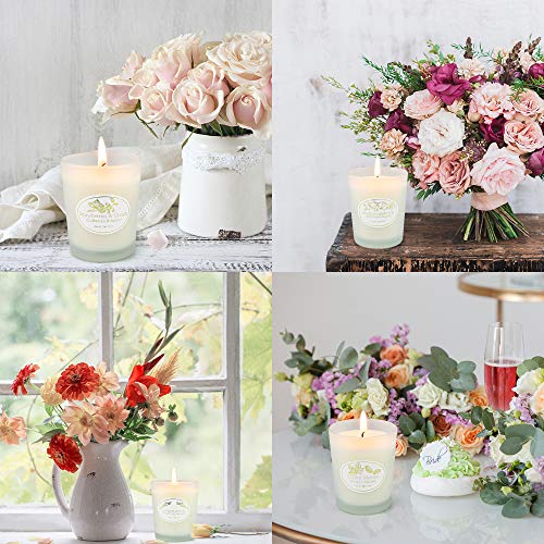 Yinuo Candle Velas Perfumadas 6 Juegos , Vidrio Mate, 150 Horas Encendidas Velas De Aromaterapia Cera De Soja Alivio Del Estrés Regalos Para Mujeres Regalos Para Ella