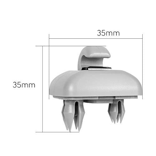 Yizunnu interior sol visera Clip de gancho soporte para A1 A3 A4 A5 Q3 Q5 8e0 857 562