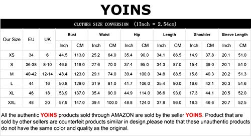 YOINS Vestido Mujeres Hombro Frío Elegante Moda Camisetas Manga Larga Cuello Redondo Túnica Tops Color Sólido Suéter Rojo XL