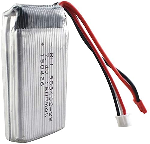 YUNIQUE ESPANA 1 Pieza 7.4V 1500MAH Li-Po batería Wltoys V913 V 913-25 Repuestos