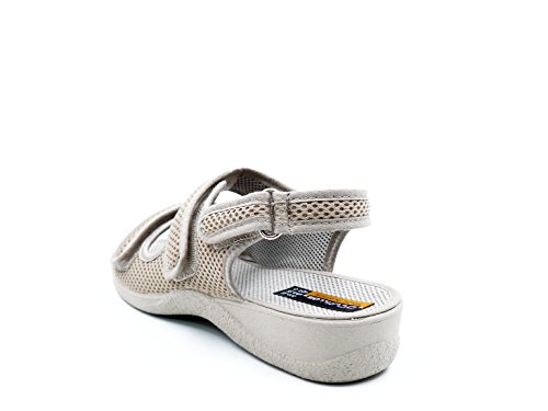 Zapatilla Andar por casa Mujer, Marca DOCTOR CUTILLAS, Color Tostado, Cierre Dos velcros - 21739-115 (41, Tostado)