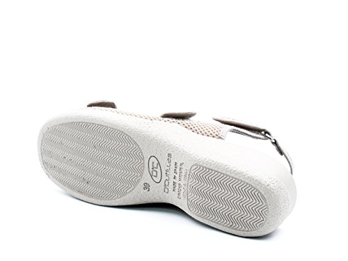 Zapatilla Andar por casa Mujer, Marca DOCTOR CUTILLAS, Color Tostado, Cierre Dos velcros - 21739-115 (41, Tostado)