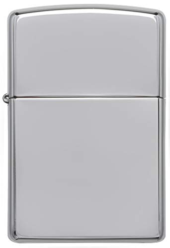Zippo High Polish Chrome Mechero, Metal, 3.5x1x5.5 cm