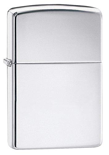Zippo High Polish Chrome Mechero, Metal, 3.5x1x5.5 cm