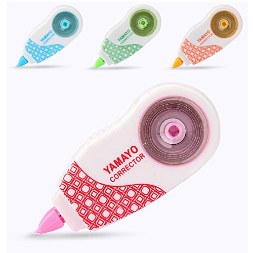 Zuzer Cinta de Corrección,30PCS Cintas Correctoras Mini Cinta Correctora Correction Tape para Corrección de Escritura de Marcado de Toma de Notas de Oficina