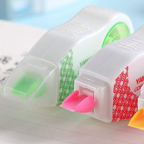Zuzer Cinta de Corrección,30PCS Cintas Correctoras Mini Cinta Correctora Correction Tape para Corrección de Escritura de Marcado de Toma de Notas de Oficina
